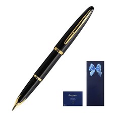 WATERMAN 威迪文 Carene GT鋼筆 + 墨水, 黑色, F