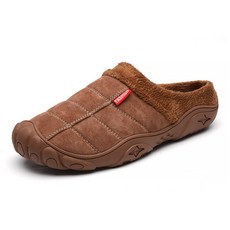 마켓에이 스웨이드 스티치 논슬립 겨울 슬리퍼