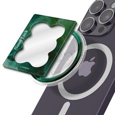 COZ 글로시 미러 투명 마그네틱 스마트톡, 그린, 1개