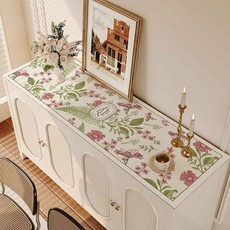 지앤와이 플라워가든 방수 인조가죽 서랍장 캐비닛 매트, 코스모스, 1개