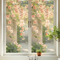 선빛 플라워 브랜치 인테리어 포인트 벽스티커, 자연패턴