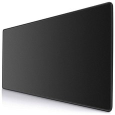 鍵盤滑鼠長桌墊 120 x 60 cm, 黑色, 1個