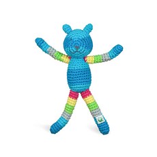 green sprouts 小綠芽 編織動物玩偶, 藍色