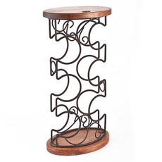 Blue Square木質鐵材酒架 CA-BK10, 青銅, 1個