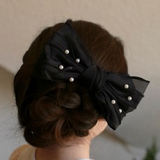 LuckyBambine 女童Amelia珍珠自動髮夾