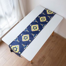 Market A 圖案布藝櫥櫃電視櫃飾帶桌旗, TYPE3, 32 x 260 cm