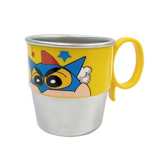 LE BARN 蠟筆小新不鏽鋼手把杯, 1入, 混色