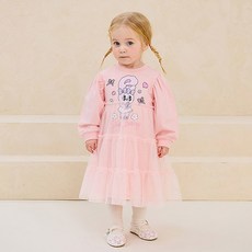 milkmile 女童款 Esther Bunny Lover Sweet 紗紗連身裙