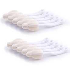 I-JOA FAIRY 奶嘴刷, 白色, 10入