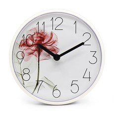 時鐘屋吸盤型防水時鐘 DH-140R, 花紅色