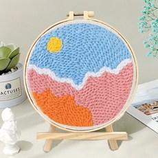 DaySoy 藝術課 感性戳戳繡 針織 DIY 套組, 1個, NO 19