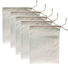 純棉大束口袋, 5入