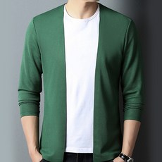 패션플로우 남성용 이너로 입기 좋은 오픈형 간절기 가디건