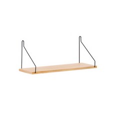 생활살림 무타공 벽결이 원목선반, 혼합색상