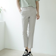 타운클로 남성용 냉감 통기성 여름용 라인좋은 9부 쿨 슬랙스
