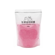 눈꽃송이버블매직 유아 입욕제 딸기향, 1kg, 1개