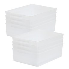 Bonohouse 半透明多功能托盤架, 半透明, 8個