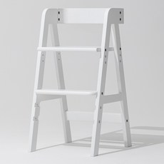 HOO 孩童用圓扶手高腳椅, 白色