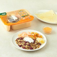 스윗밸런스 쉬림프 & 사워크림 멕시칸 브리또볼, 280g, 1개