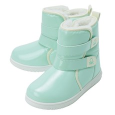 UNITED COLORS OF BENETTON. KIDS 兒童漆皮雙魔鬼氈靴 QCSHQ1361