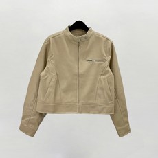 디아미뇽 여성용 라이브 레더 자켓