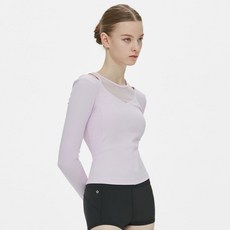 mulawear 女款造型襯墊長袖T恤 MWWCBR095