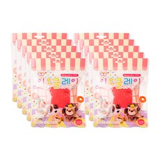 이오 유아용 클레이 10p, 빨강, 50g