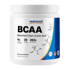 nutricost BCAA 藍莓口味, 263g, 1罐