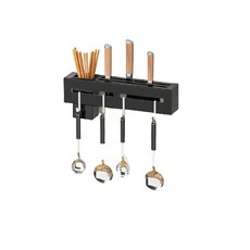 壁掛式廚房收納架, 黑A