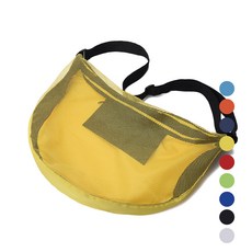 엘쏘 메쉬 축구 농구 공 가방, 옐로우, 1개