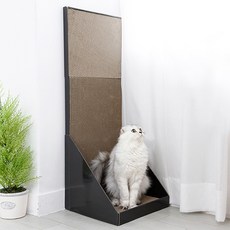 한발뚝딱 直立式貓抓板 PU-075, 灰色, 1個