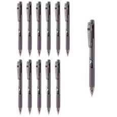 MyPen 安全夾3色原子筆 0.38mm, 12個, 復古紫