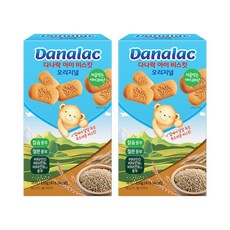 다나락 아이 비스킷 120g, 오리지널, 2개