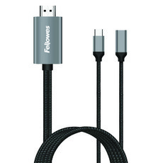 Fellowes 斐樂 Type-C轉HDMI螢幕鏡像線 Pro, 1個, 混合色