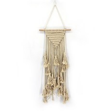 북유럽 러프 스타일 벽걸이 마크라메 D_RD_102, 베이지