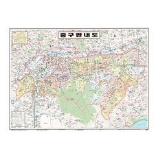 Map.Come 中區內部地圖塗層小 110 x 78cm, 1個