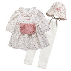 GREEN BEBE 3套3種女孩瑪麗·貝爾一件