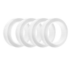 Natural Park 魔法星星凝膠 超強力雙面膠帶 1mm x 25mm x 3m 4入 + 1mm x 15mm x 3m, 透明, 1套