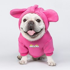 寵物老鼠連帽T恤 MING-M, 粉紅色, 1個