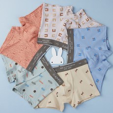 스콕스 남아용 학생 사각 드로즈 팬티 5종 세트