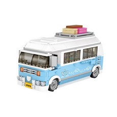 LoZ 野餐巴士迷你積木, 混合顏色, 1個