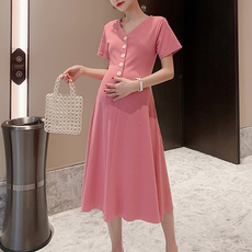 ALL NINE A-Hope孕婦哺乳短袖連身裙