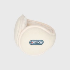 OUTDOOR PRODUCTS 刷毛可折疊耳罩, 象牙白, 1個