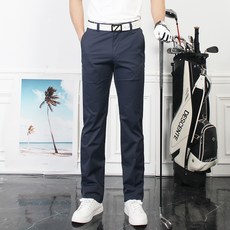 男士夏季後鬆緊帶棉質NC彈性長褲 3W