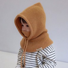 Ggomji 兒童彩色層次連帽頭巾 DS67