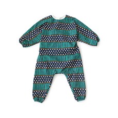 Soabe 頂級Kiki幼兒全身美術畫畫衣 + 防水收納袋組合, 海軍藍