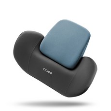 카템 CICIDO 투포인트 차량용 등쿠션 CT289, 블루, 1개