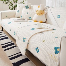 알럽홈 도톰한 패턴 누빔 소파 패드 L261-0083