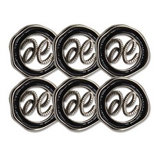 大衣 開襟衫 鈕扣 Lamone 21mm, 鎳, 6個