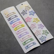 HANNAL RIBON 女童奶油色系髮夾 20入